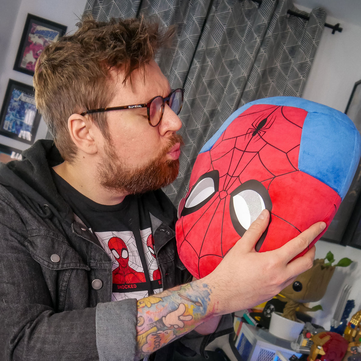 Productafbeelding Spider-Man Squishy Beanies Pluche Kussen 35cm - Marvel
