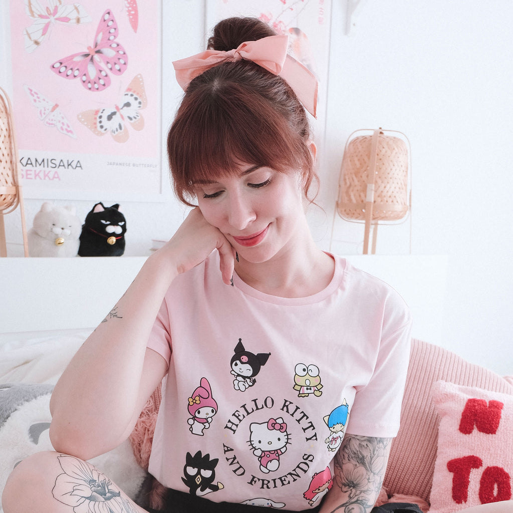 Productafbeelding Hello Kitty and Friends T-shirt roze