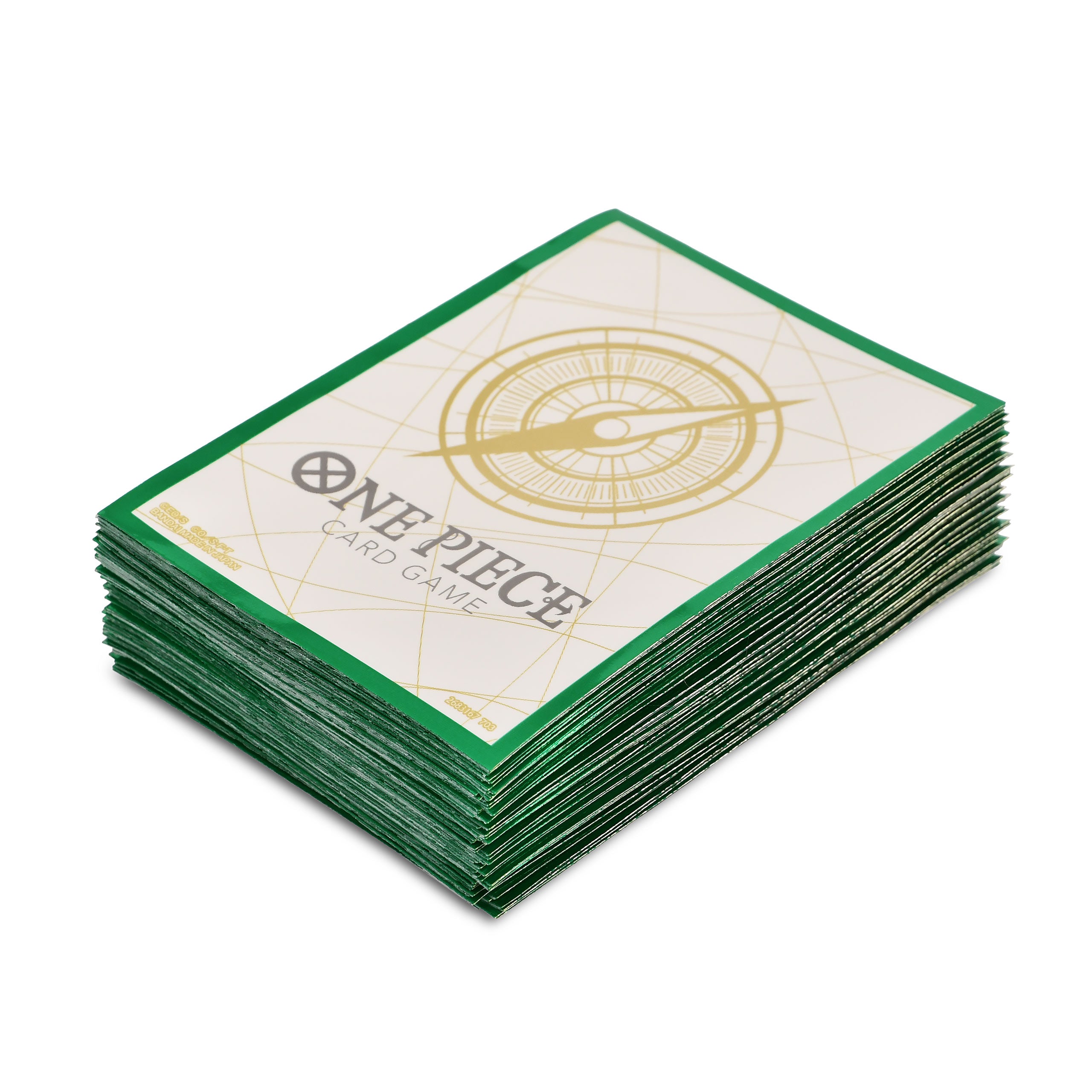 Image produit One Piece Card Game - Protèges-cartes Bord Vert