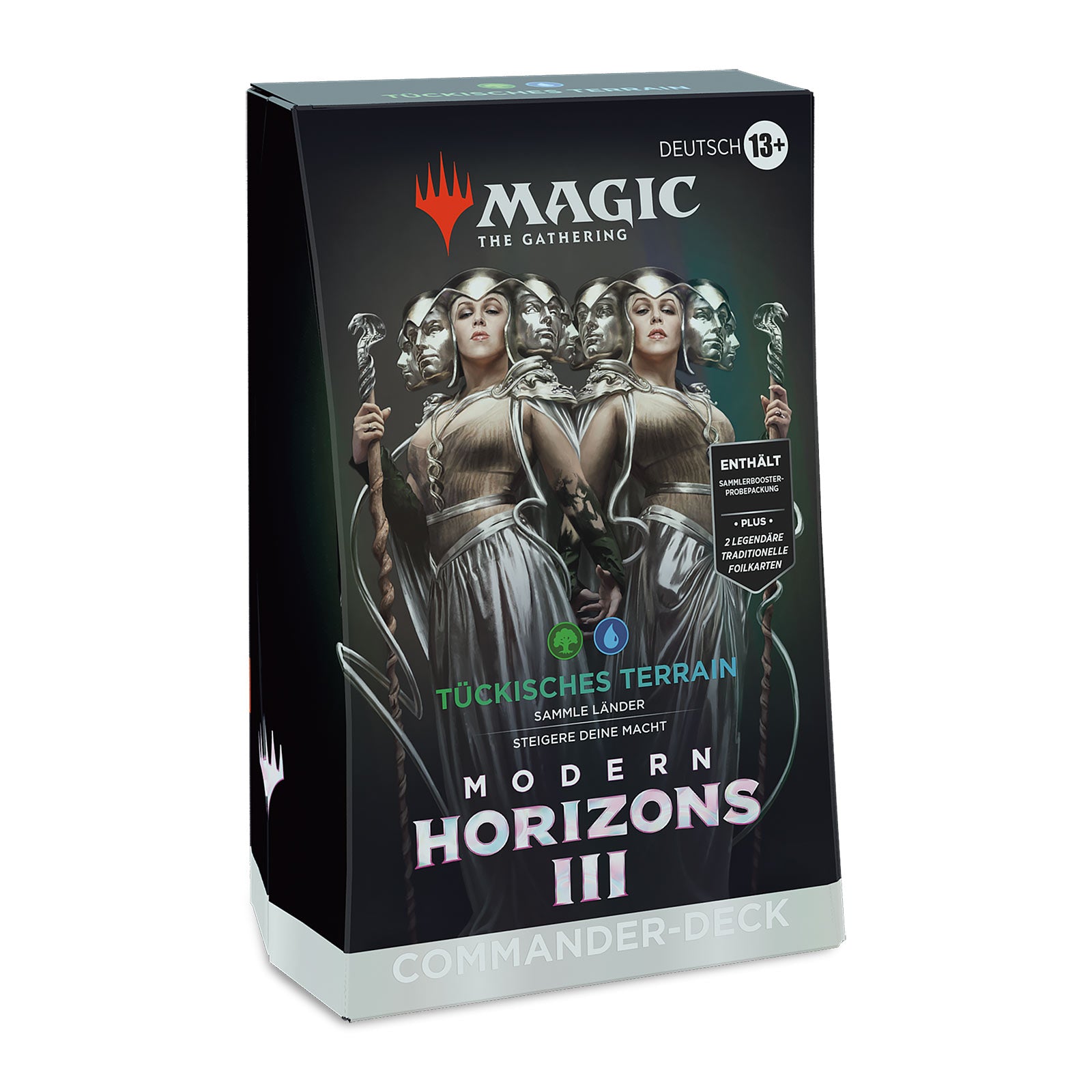 Productafbeelding Modern Horizon 3 - Verraderlijk Terrein Commander Deck - Magic The Gathering