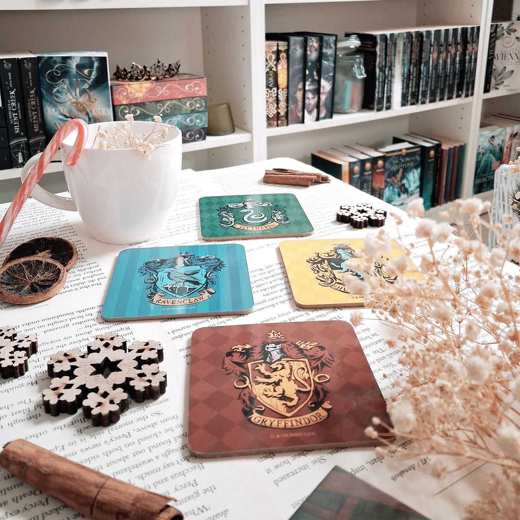 Image produit Harry Potter - Sous-verres Blason des Maisons 4 pièces