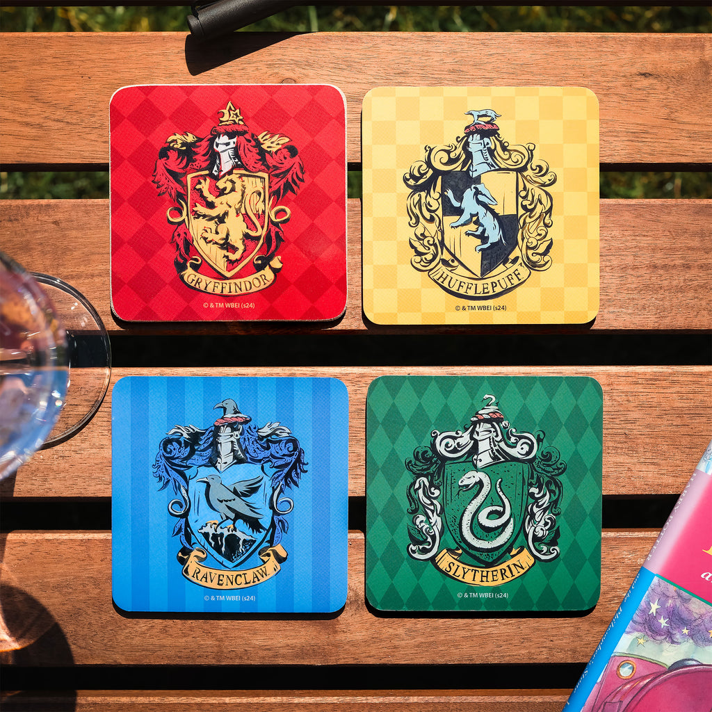 Image produit Harry Potter - Sous-verres Blason des Maisons 4 pièces