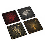 Produktbild Game of Thrones - Häuser Wappen Untersetzer 4er Set