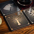 Produktbild Game of Thrones - Häuser Wappen Untersetzer 4er Set