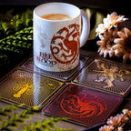Produktbild Game of Thrones - Häuser Wappen Untersetzer 4er Set