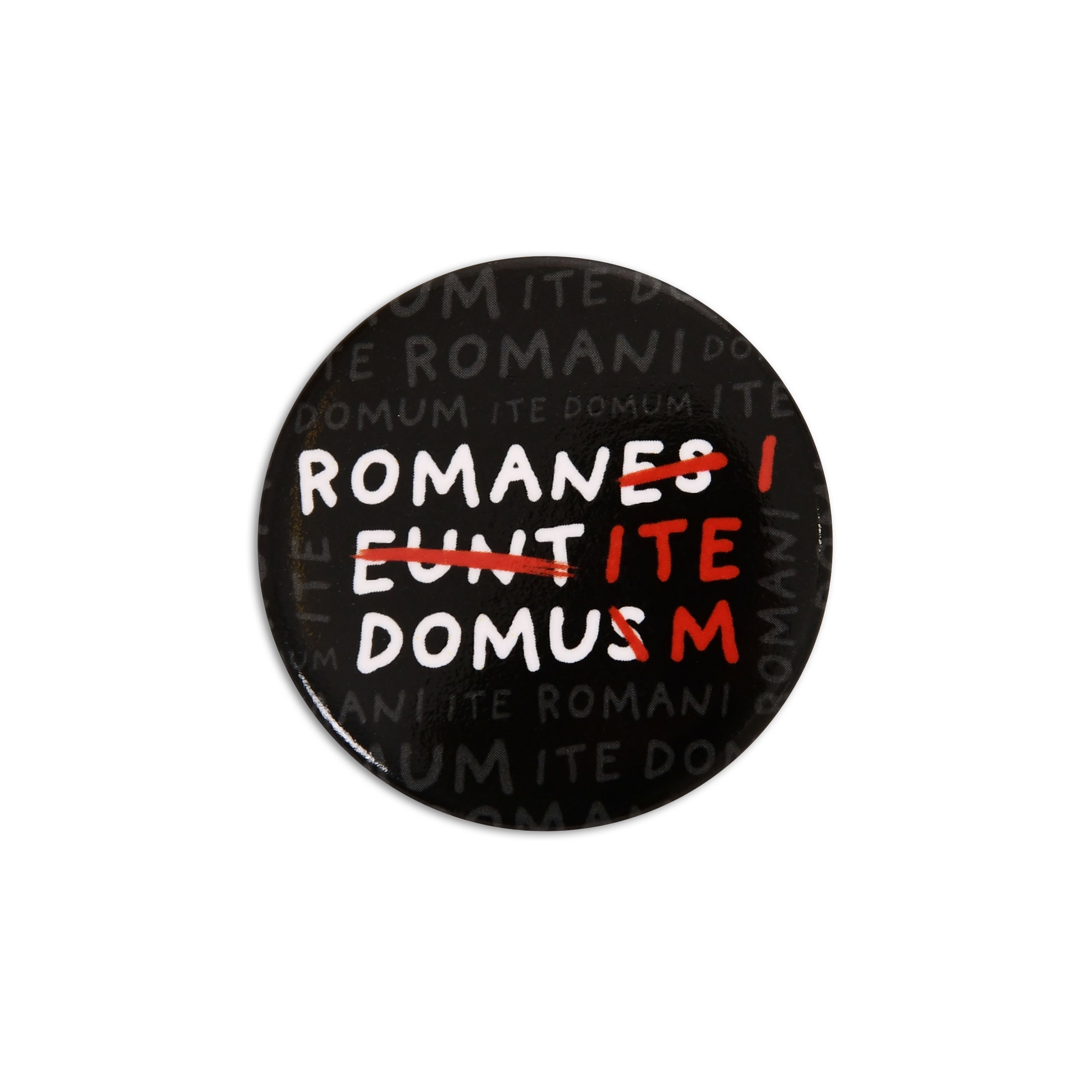 Productafbeelding Romani Ite Domum Button voor Monty Python Fans