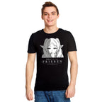 Image produit T-shirt de personnage pour les fans de Frieren noir