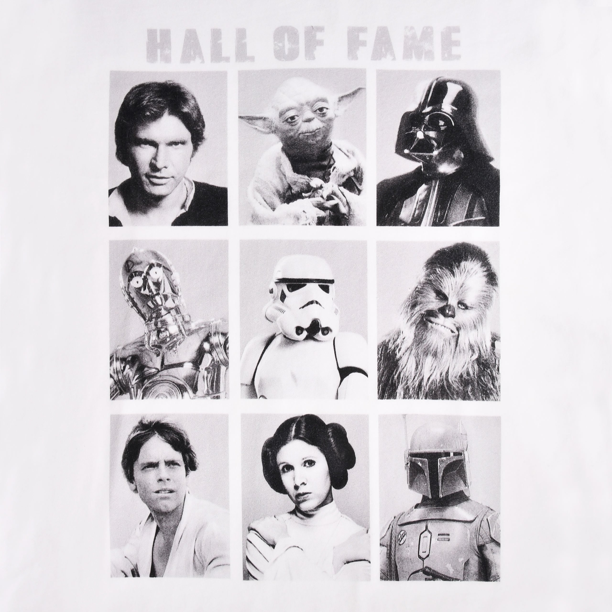 Productafbeelding Star Wars - Hall of Fame Wit T-shirt