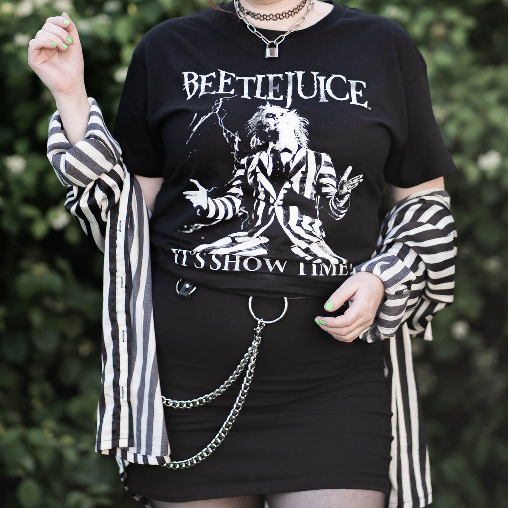 Image produit Beetlejuice - C'est l'heure du spectacle! T-shirt noir
