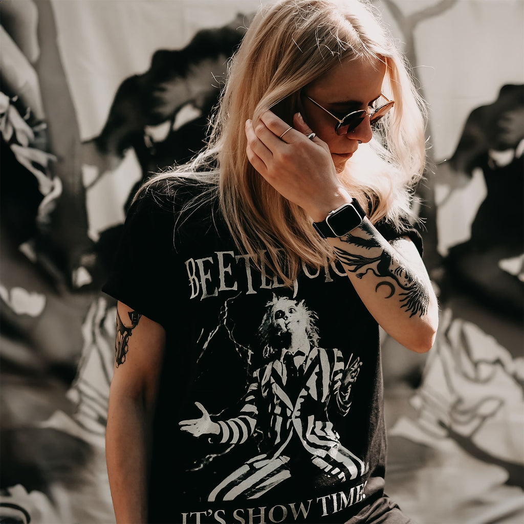 Image produit Beetlejuice - C'est l'heure du spectacle! T-shirt noir