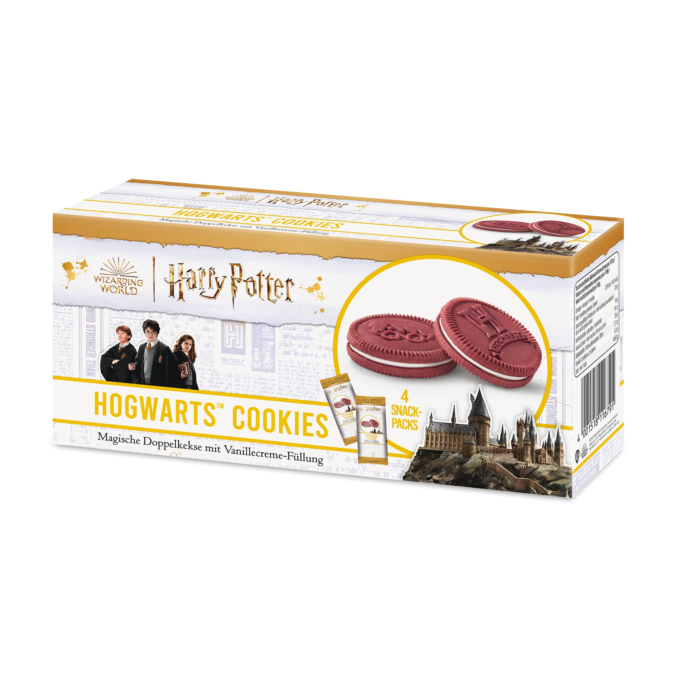 Image produit Harry Potter - Biscuits de Poudlard avec garniture à la crème vanille