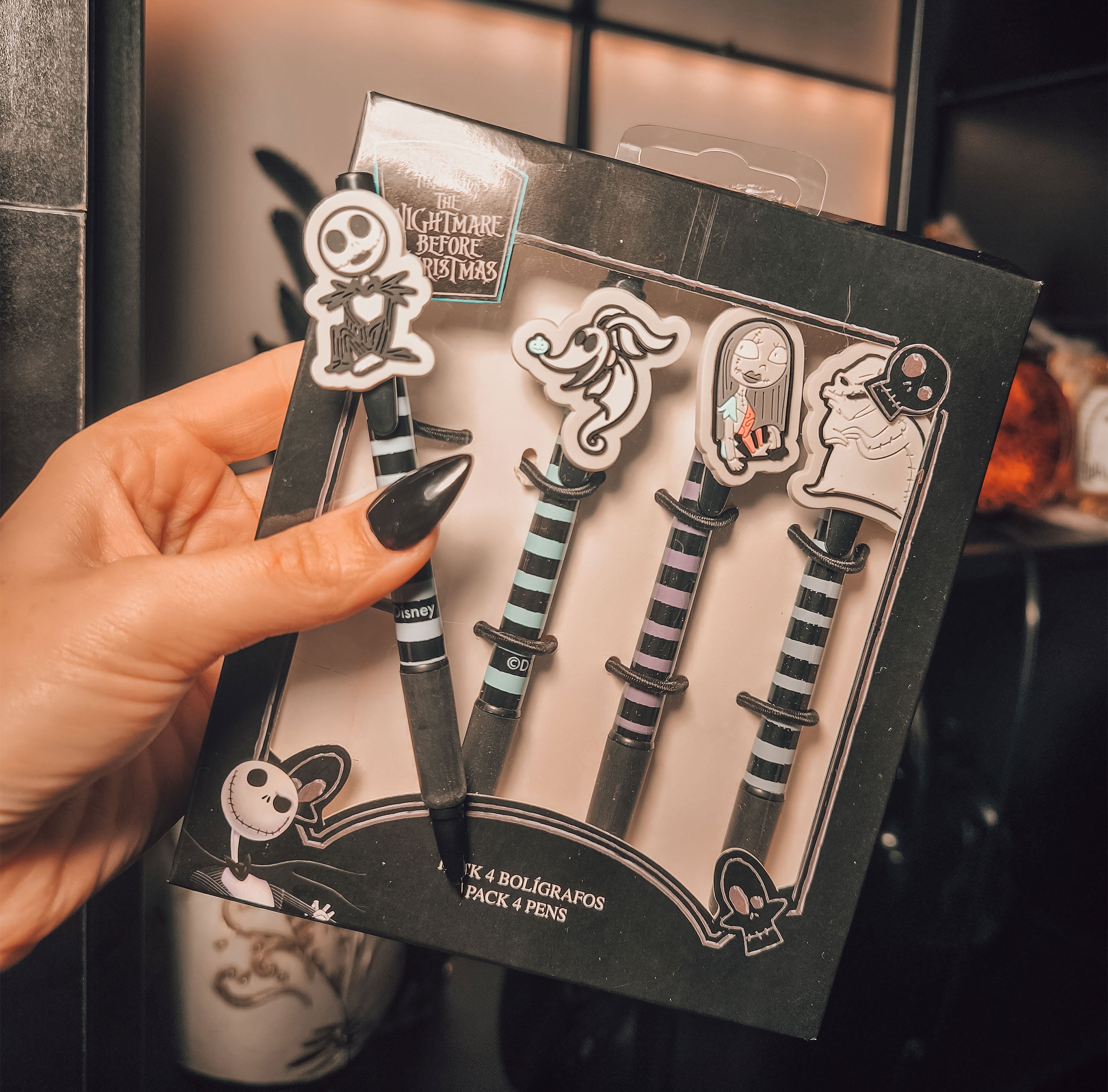 Productafbeelding Nightmare Before Christmas - Set van 4 balpennen