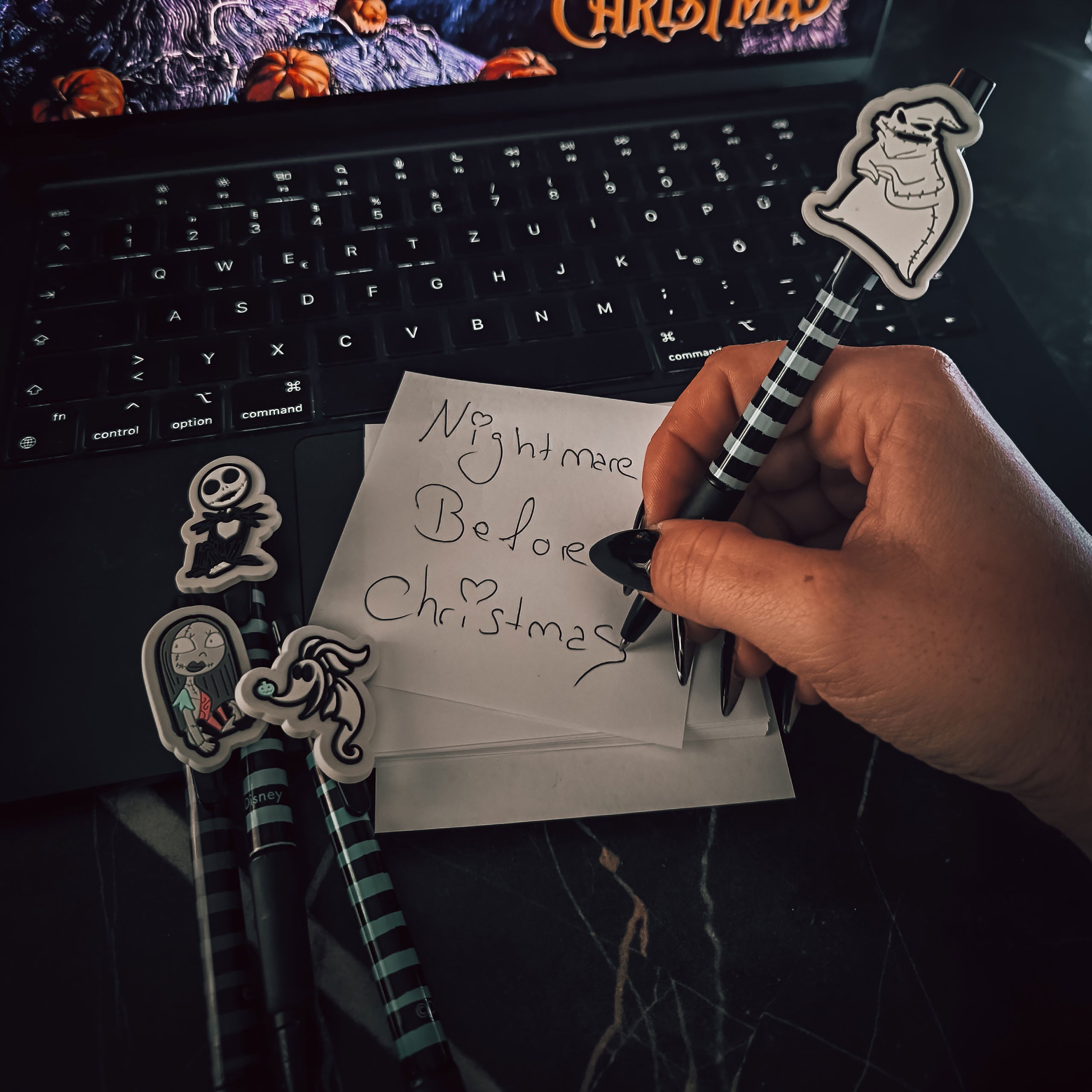 Productafbeelding Nightmare Before Christmas - Set van 4 balpennen