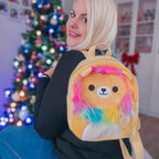 Image produit Squishmallows - Mini Sac à Dos Peluche Leonard