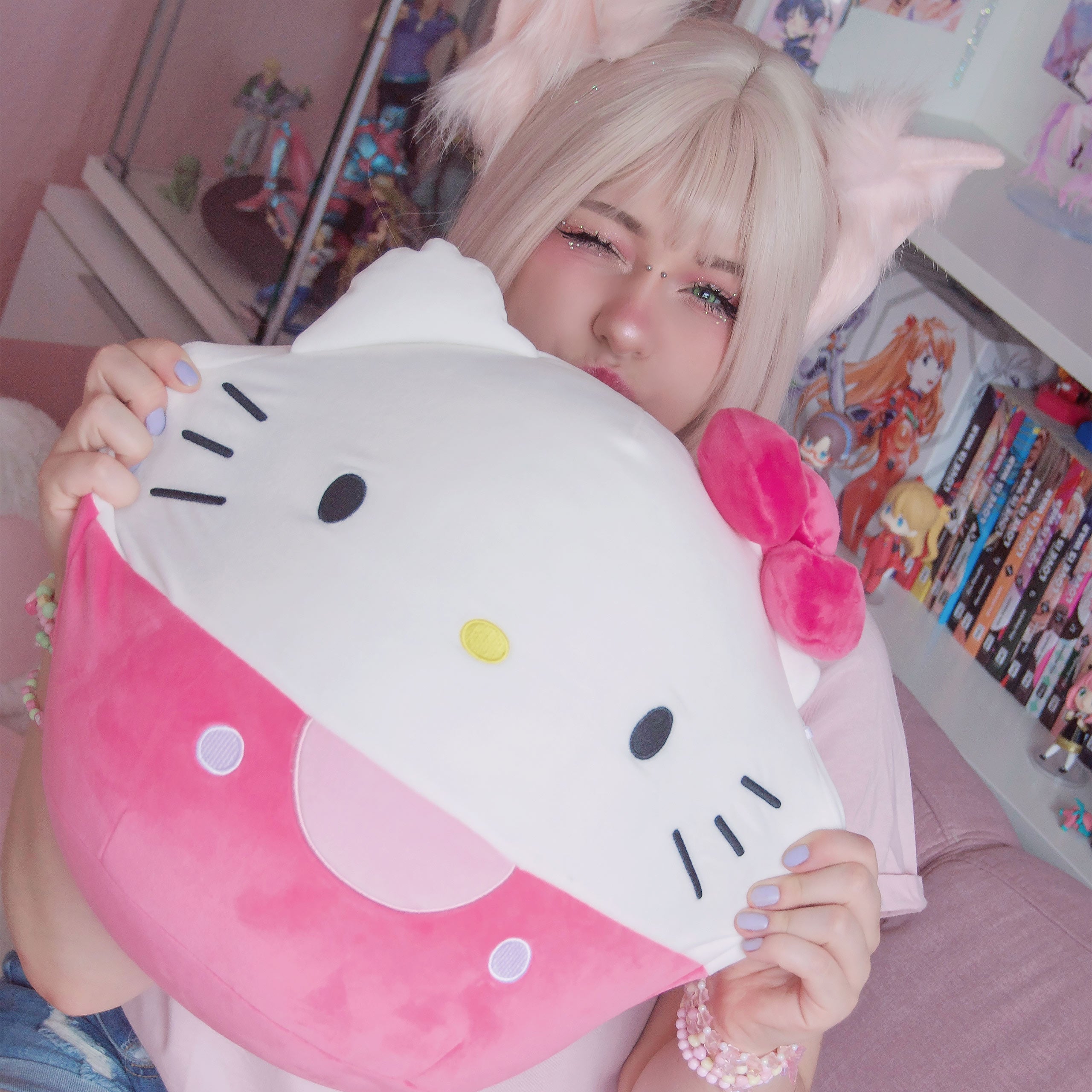 Productafbeelding Hello Kitty - Squishmallows Pluche Figuur
