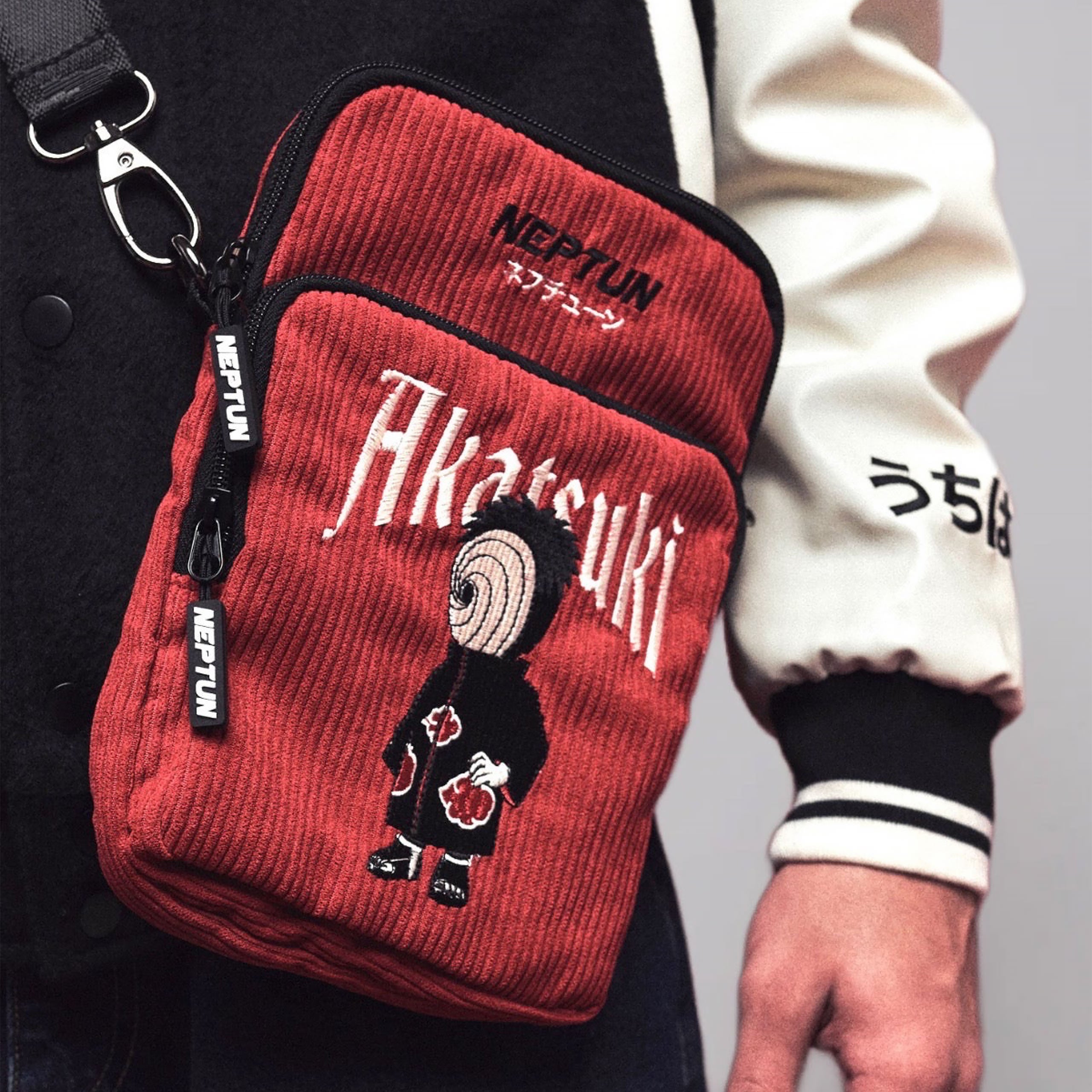 Image produit Naruto - Sac bandoulière Akatsuki rouge