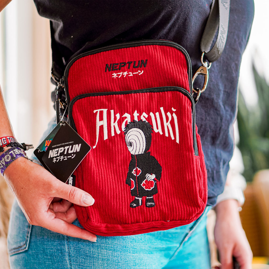 Image produit Naruto - Sac bandoulière Akatsuki rouge