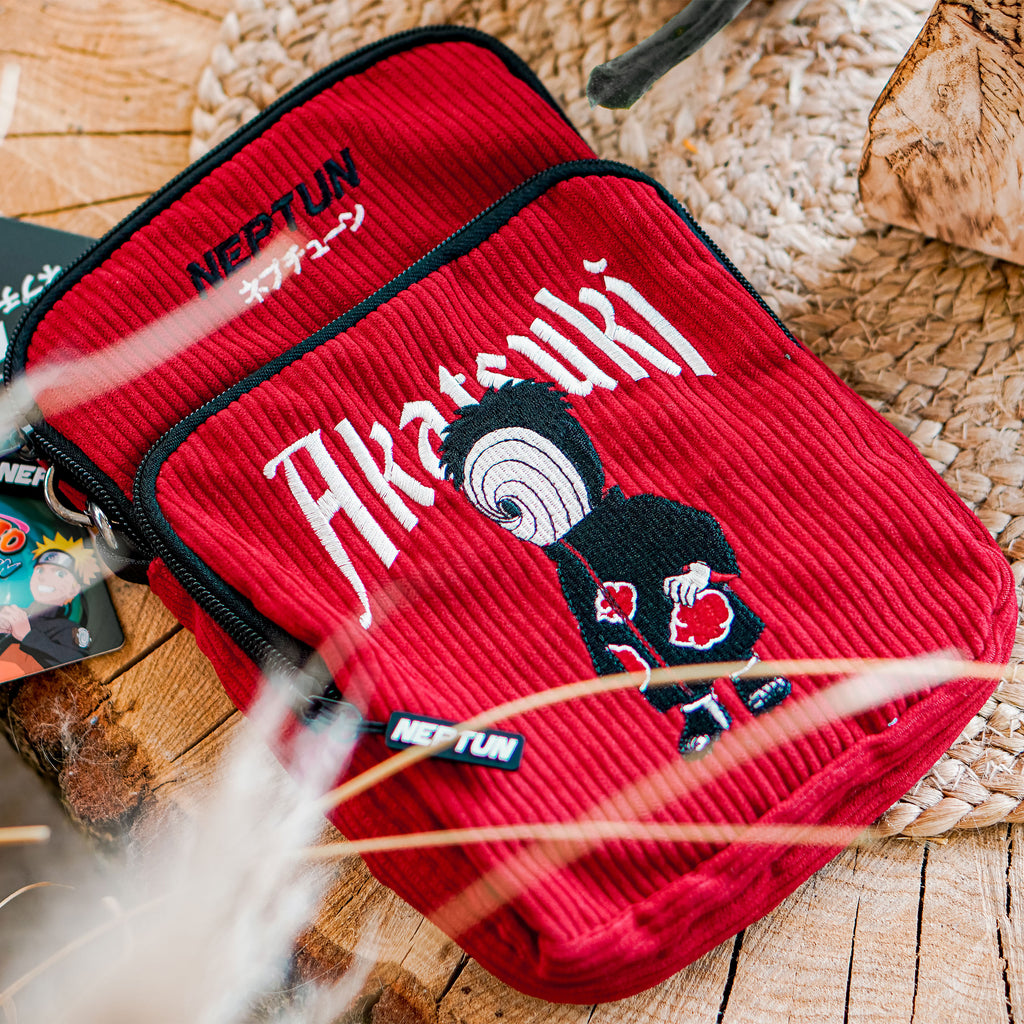 Image produit Naruto - Sac bandoulière Akatsuki rouge