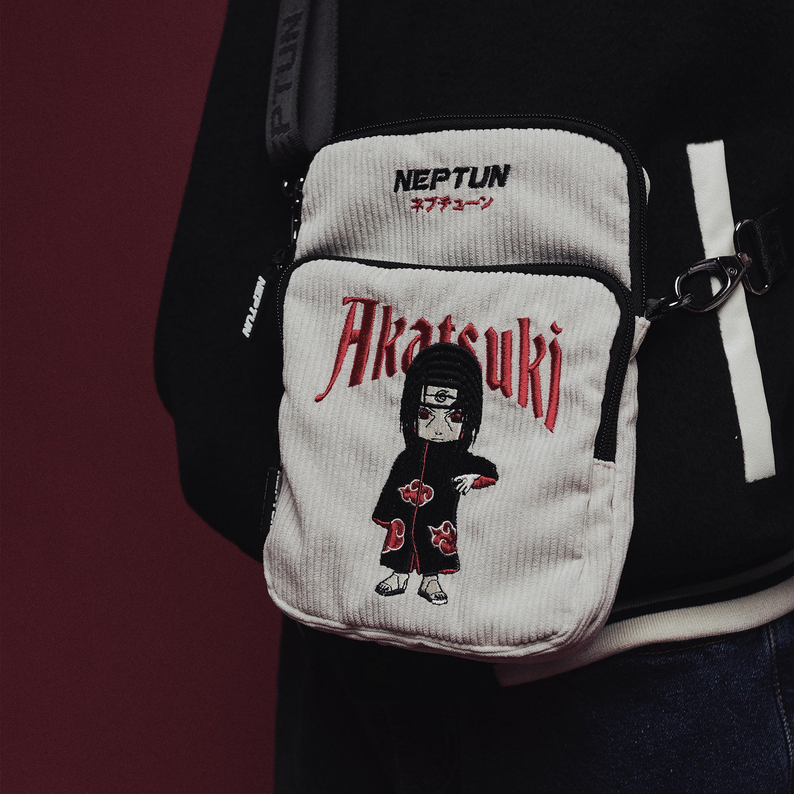 Productafbeelding Naruto - Akatsuki Crossbody Tas beige