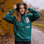 Productafbeelding Scout Symbool Militaire Hoodie Groen - Attack on Titan