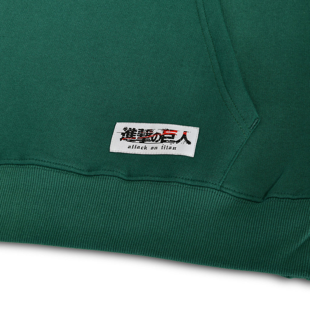 Productafbeelding Scout Symbool Militaire Hoodie Groen - Attack on Titan