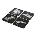 Image produit Star Wars - Set de sous-verres Vaisseaux spatiaux