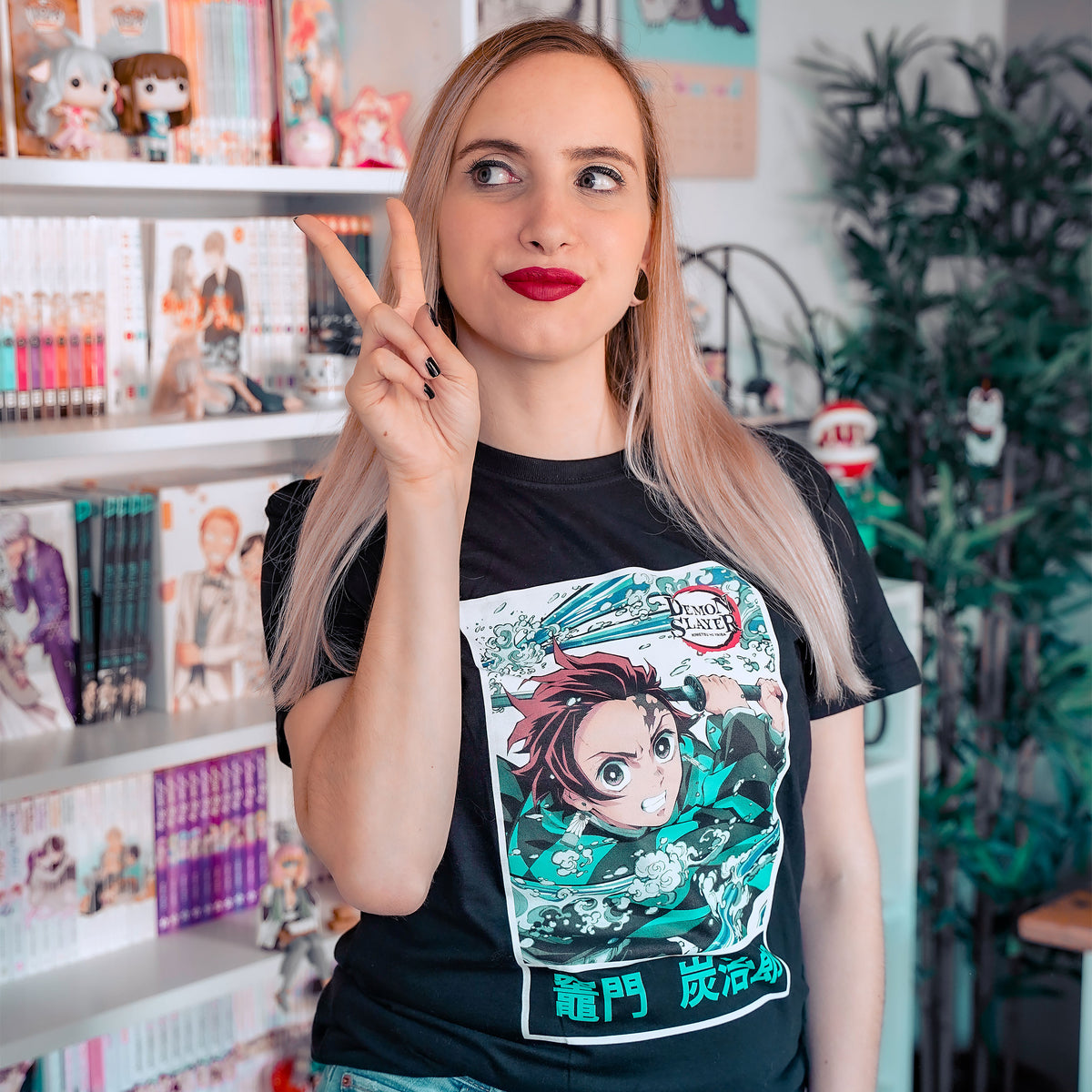 Produktbild Demon Slayer - Kamado Tanjiro T-Shirt schwarz