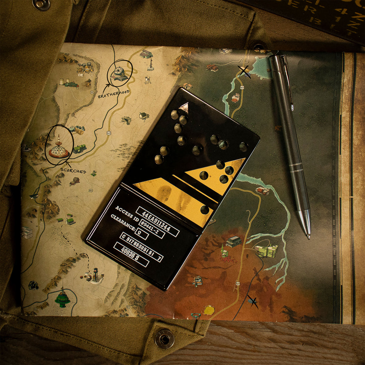 Image produit Fallout - Réplique de la Carte Nucléaire Éternelle Édition Limitée