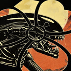 Productafbeelding Space Hunter T-Shirt voor Alien Fans zwart