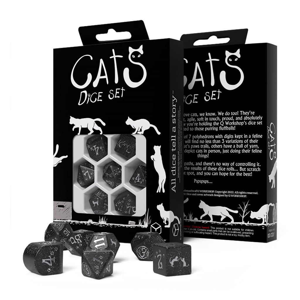 Produktbild Cats Waffle Modern RPG Würfel Set 7tlg