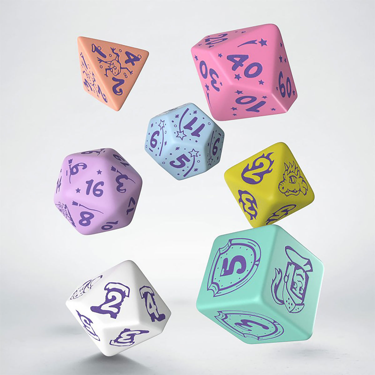 Produktbild Little Berry My Very First RPG Würfel Set 7tlg