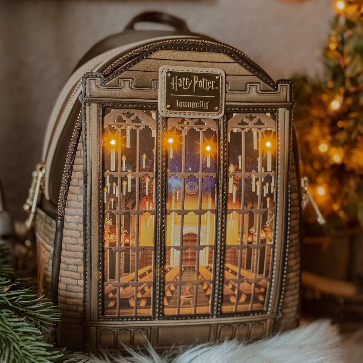 Productafbeelding Harry Potter - Grote Zaal Mini Rugzak met Licht