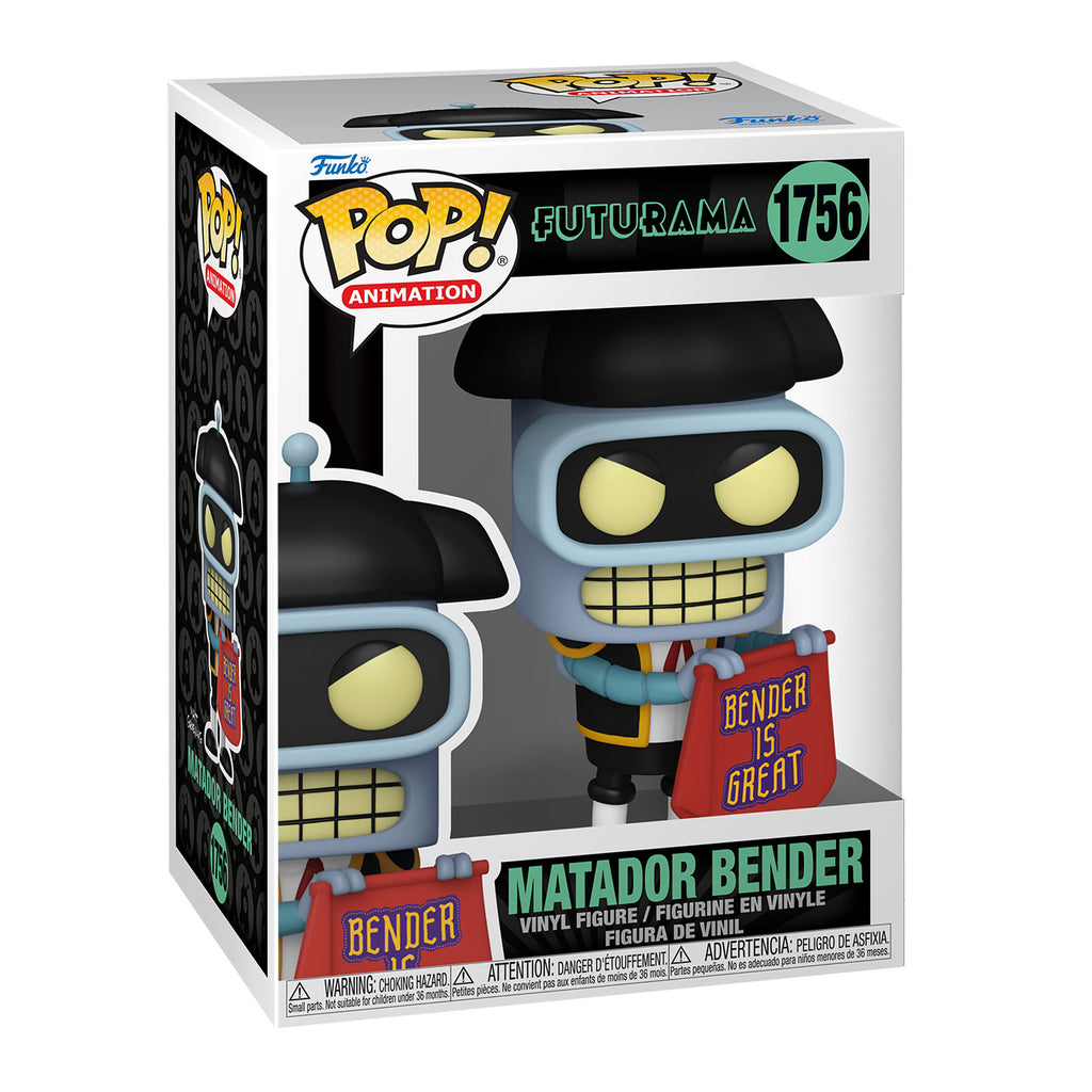 Image produit Futurama - Bender (Matador) Figurine Funko Pop