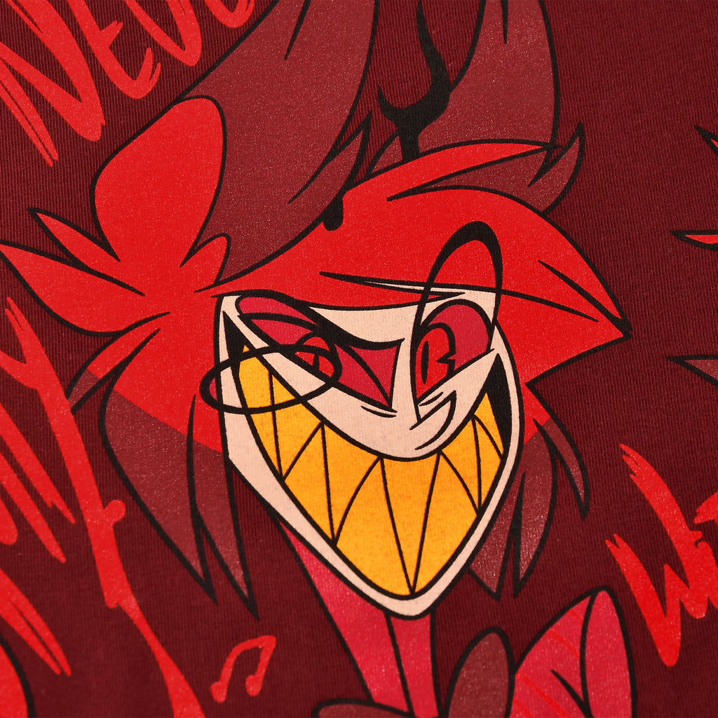 Image produit T-shirt Alastor pour les fans de Hazbin Hotel rouge