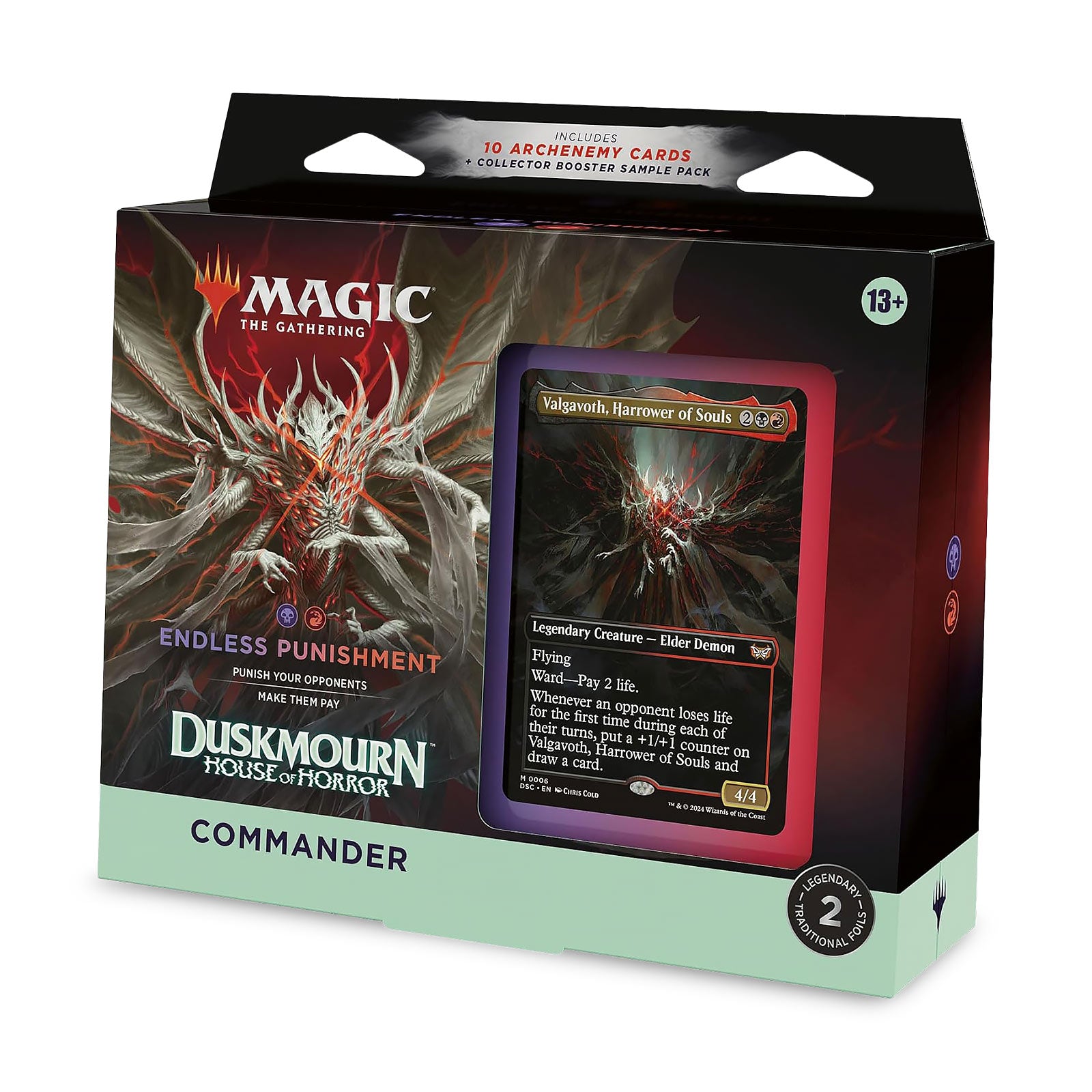 Productafbeelding Duskmourn: House of Horror Commander Deck Endless Punishment - Magic The Gathering