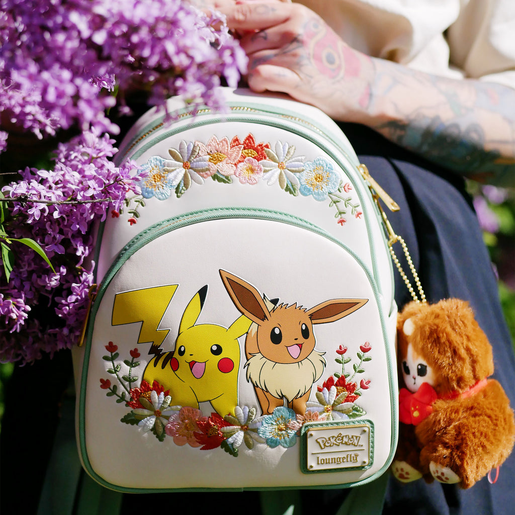 Productafbeelding Pokemon - Pikachu en Eevee Bloemen Mini Rugzak