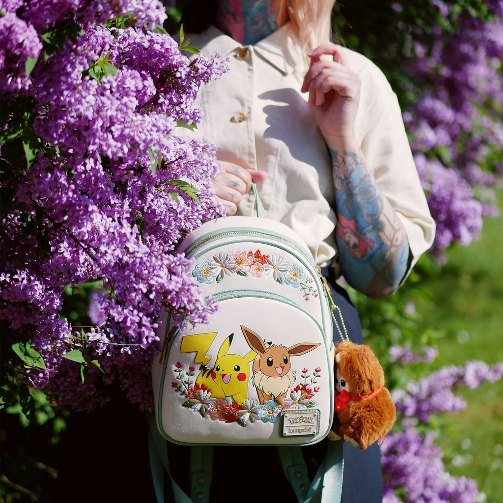 Productafbeelding Pokemon - Pikachu en Eevee Bloemen Mini Rugzak