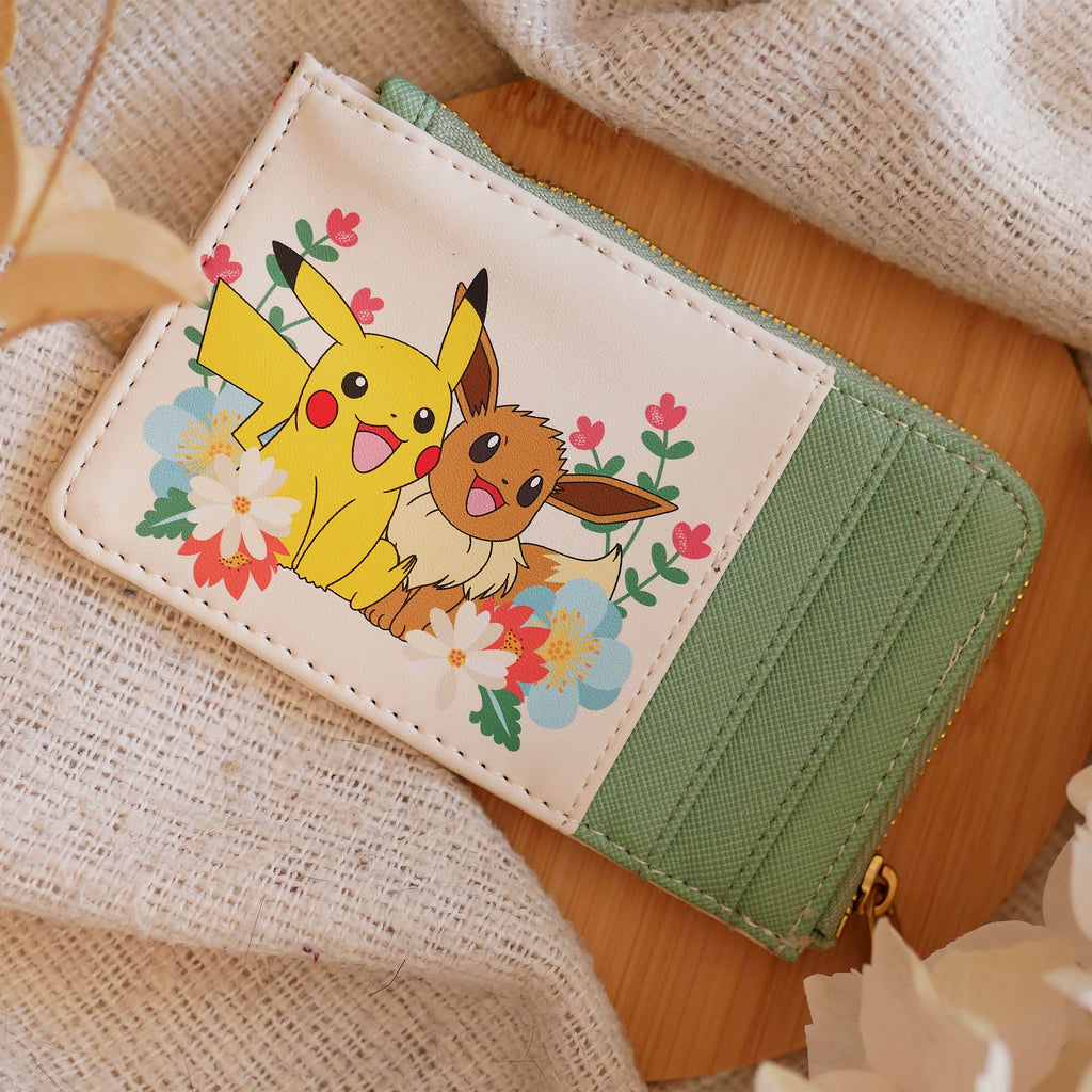 Productafbeelding Pokemon - Pikachu en Eevee Bloemen Portemonnee