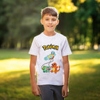 Image produit Pokemon - Trio Original T-Shirt Enfants blanc