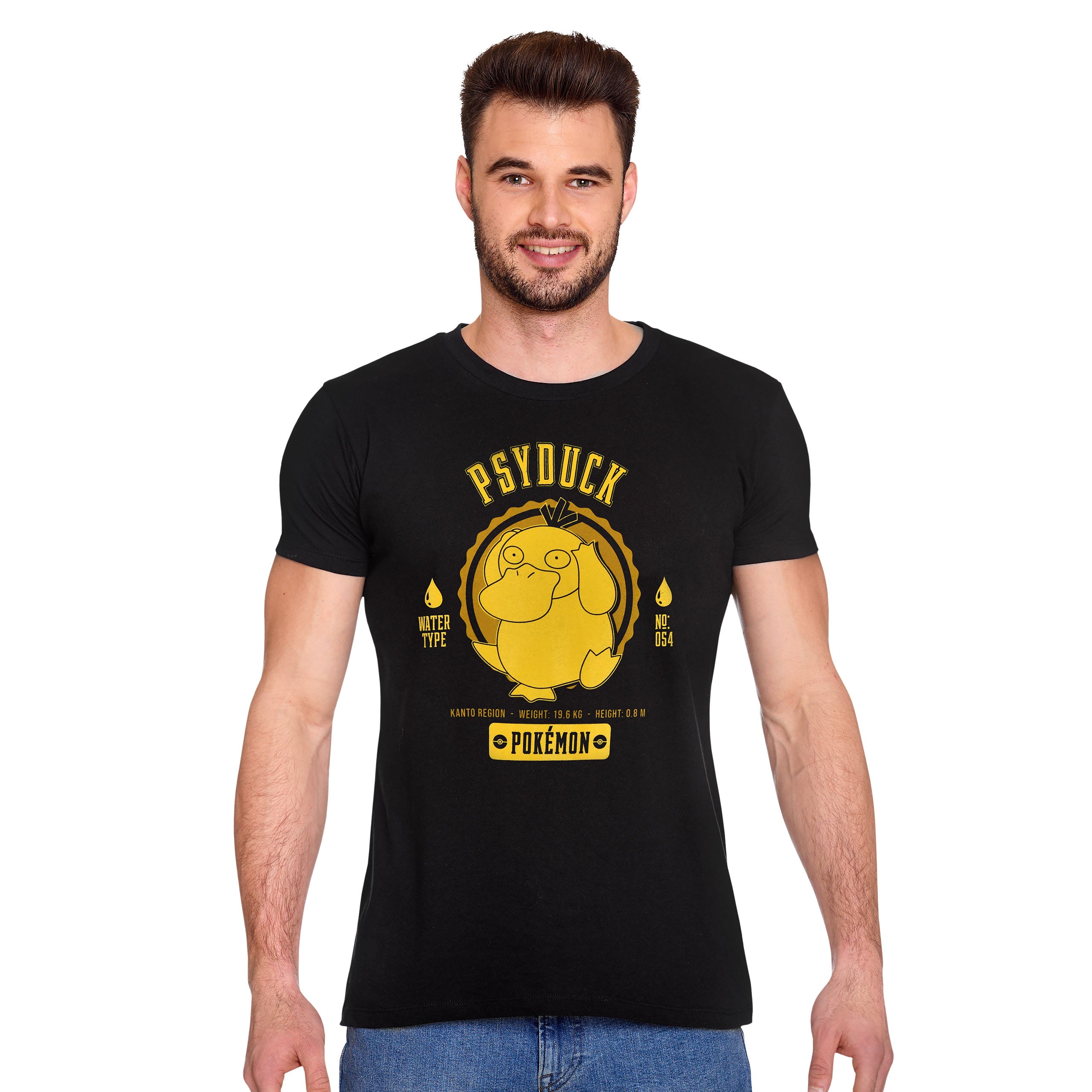 Image produit Pokemon - T-shirt de college Psyduck noir