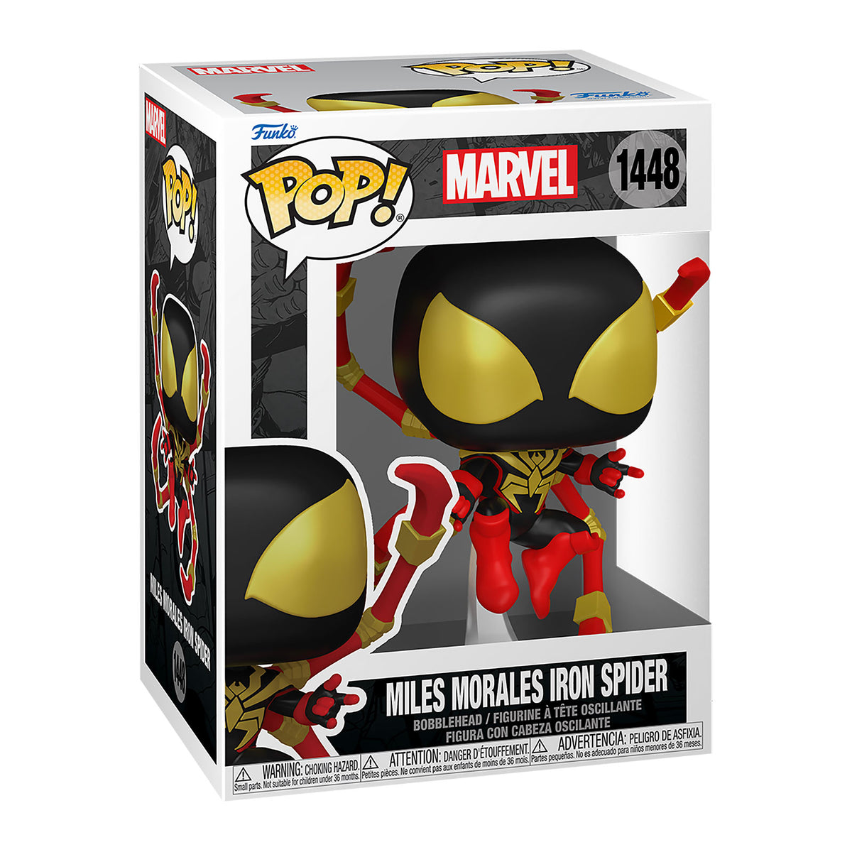 Productafbeelding Spider-Man Comics - Miles Morales Iron Spider Funko Pop Bobblehead Figuur