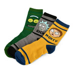 Image produit Chaussettes Characters Ensemble de 3 en Boîte Cadeau - Rick et Morty