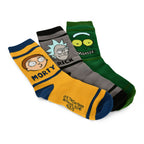 Image produit Chaussettes Characters Ensemble de 3 en Boîte Cadeau - Rick et Morty