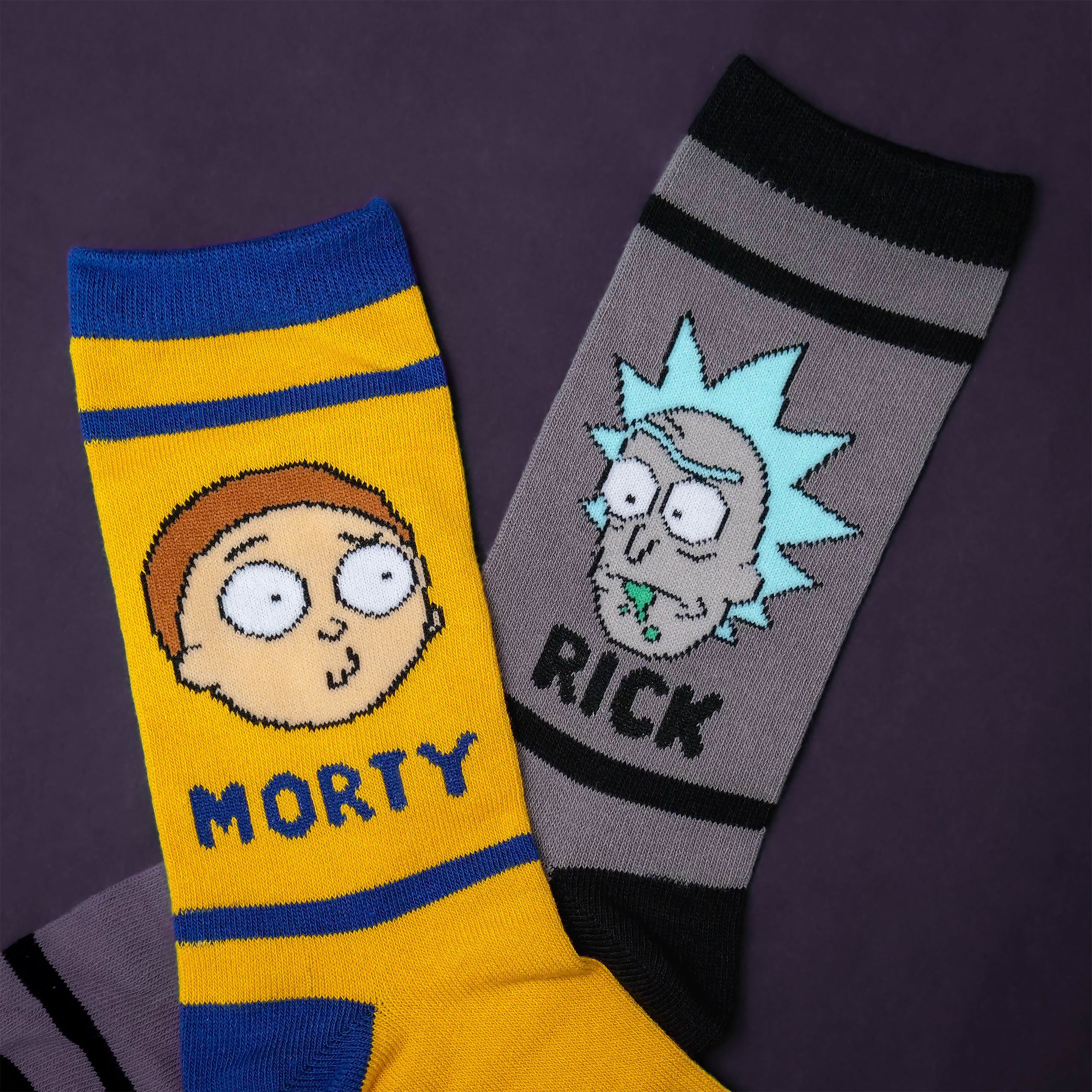 Productafbeelding Karakters Sokken 3-Pack in Geschenkdoos - Rick en Morty