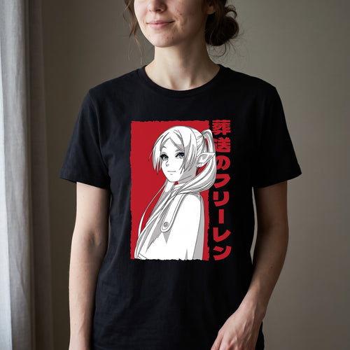 Productafbeelding Elf Magiër T-shirt voor Bevriezing Fans zwart