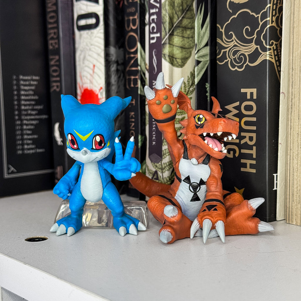 Image produit Digimon Adventure - Figurines Veemon & Guilmon
