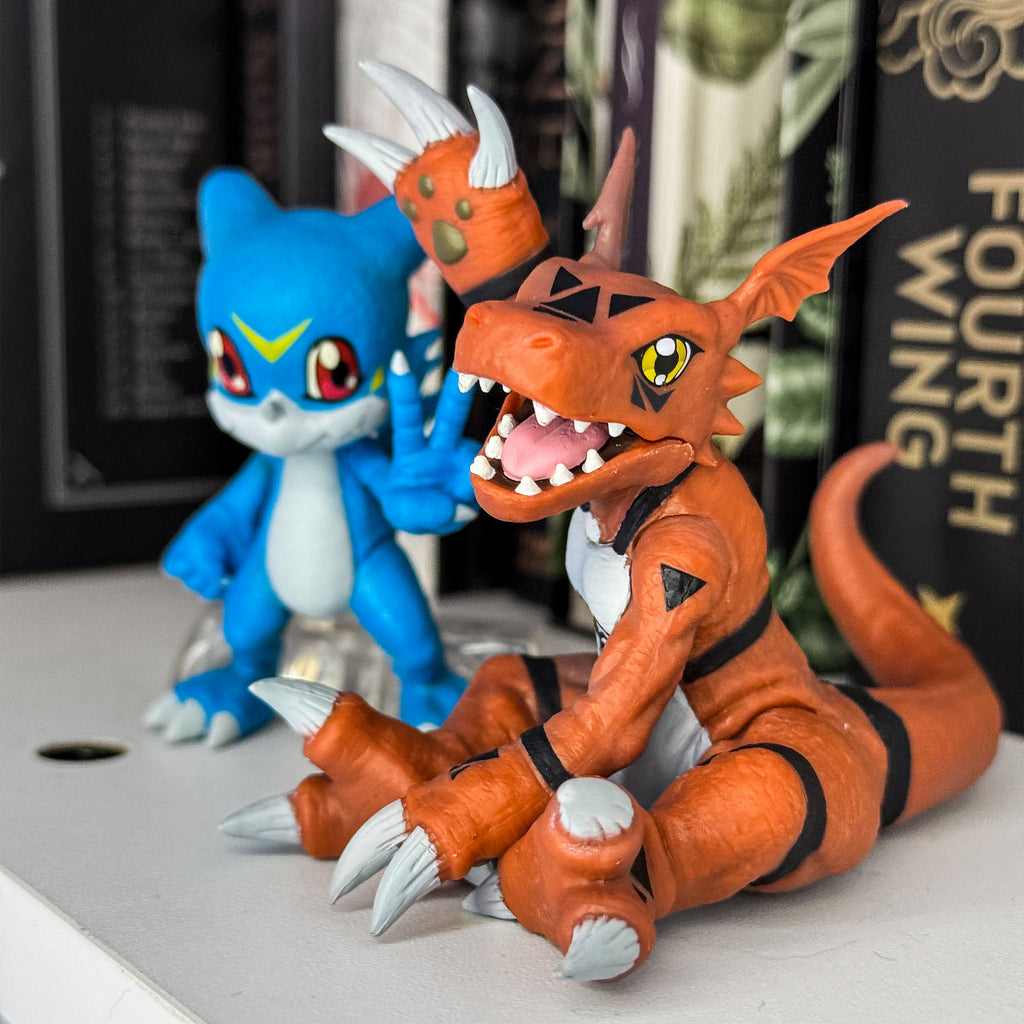 Image produit Digimon Adventure - Figurines Veemon & Guilmon