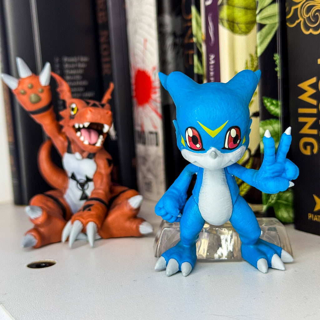 Image produit Digimon Adventure - Figurines Veemon & Guilmon