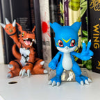 Image produit Digimon Adventure - Figurines Veemon & Guilmon