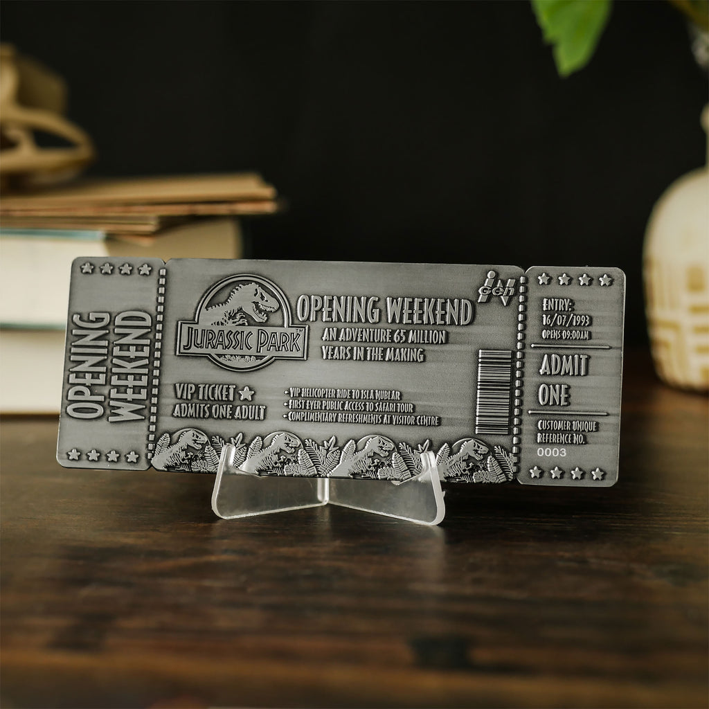 Image produit Jurassic Park - Réplique du billet d'ouverture limitée